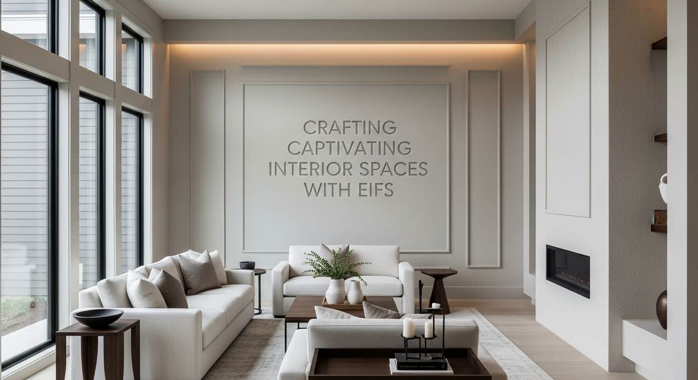 Crafting Captivating Interior Spaces with EIFS Installation and Repair