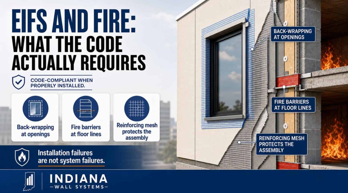EIFS and Fire - What the Code Requires in 2026