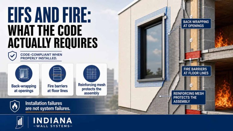 EIFS and Fire - What the Code Requires in 2026