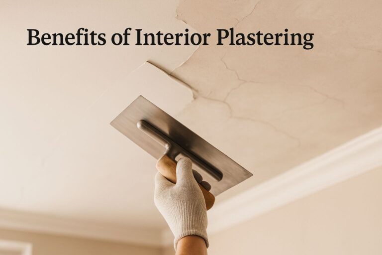 Benefits of Professional Interior Plastering for Ceiling Restoration