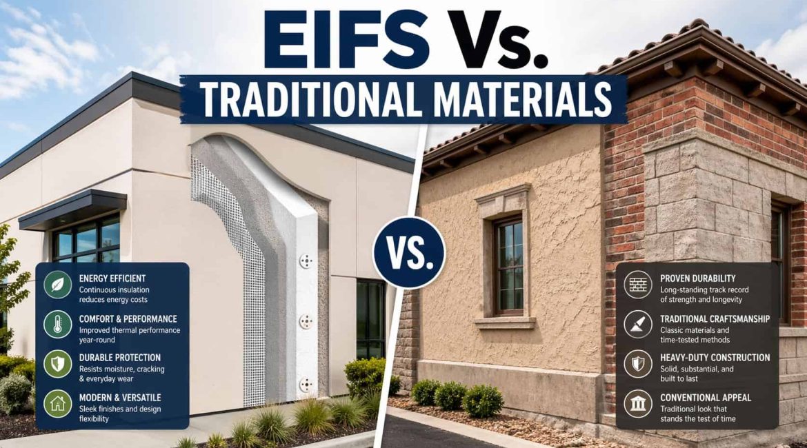 EIFS Vs. Traditional Building Materials