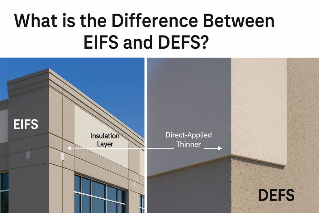 What is the Difference Between EIFS and DEFS - Featured