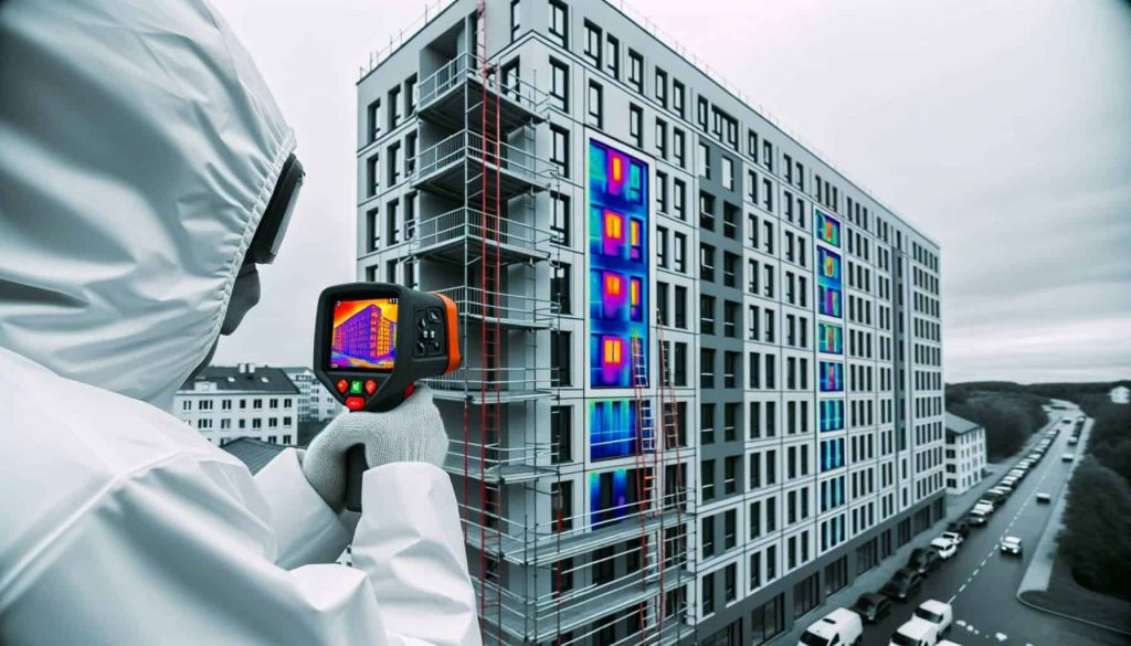 EIFS using a thermal imaging camera