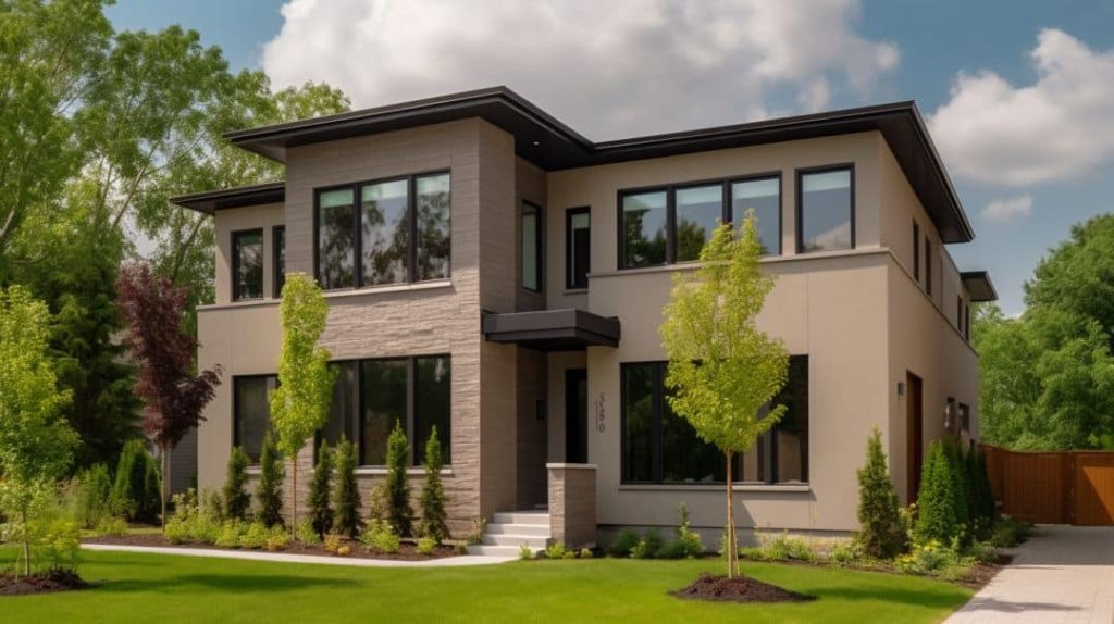 EIFS a modern home with EIFS