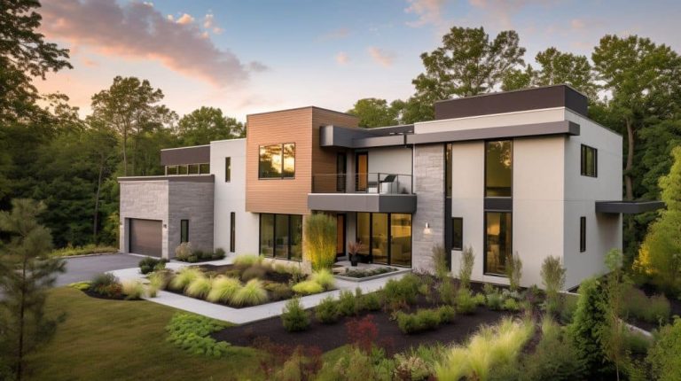 EIFS modern ecofriendly home