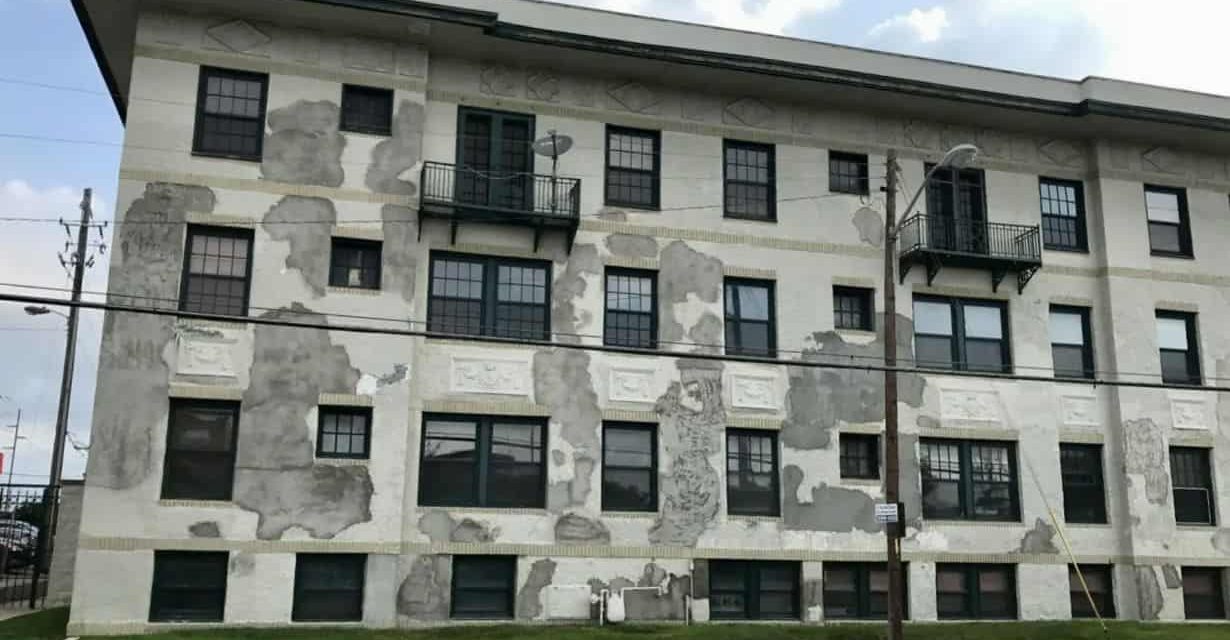 historic st james Indianapolis Stucco restoration Indianapolis