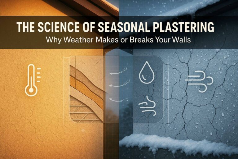 Science of Seasonal Plastering Why Weather Makes or Breaks Your Walls