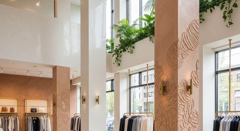 Enhancing Retail Spaces with Modern Plaster Design