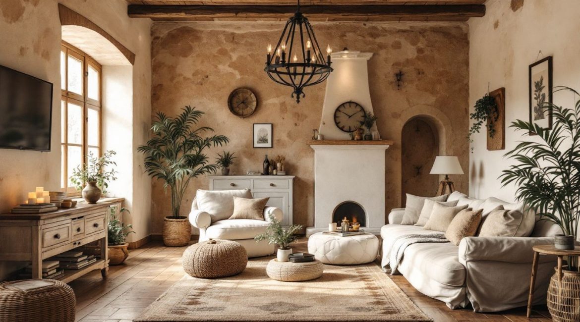 Combining Plaster And Wood - A Guide To Rustic Interior Styles