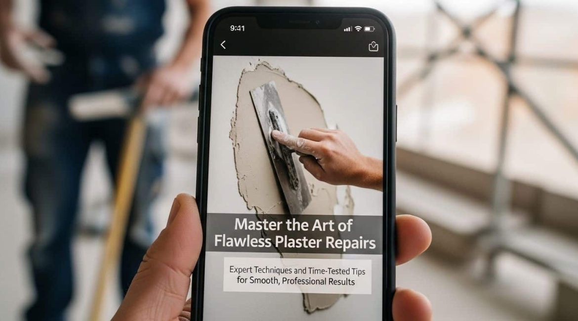 How to Achieve a Smooth Finish Patching Interior Plaster - Featured