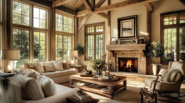 Combining Plaster and Wood: Guide to Rustic Interior Styles