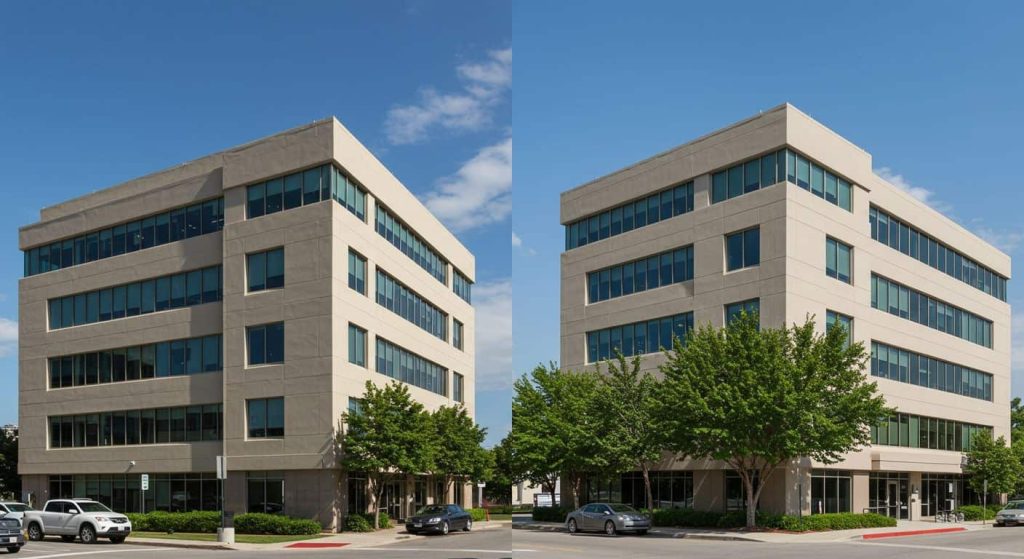 Energy Efficiency Benefits of Incorporating EIFS Into Retrofits associated to Modernizing Office Complexes