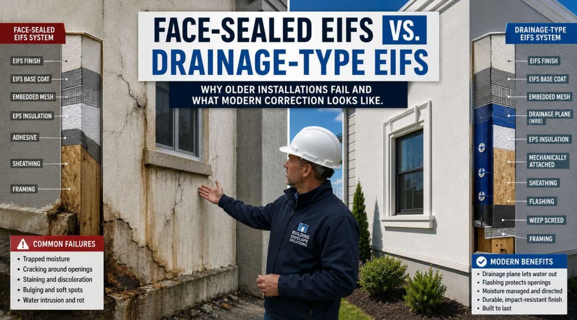 Face-Sealed EIFS vs Drainage EIFS Explained