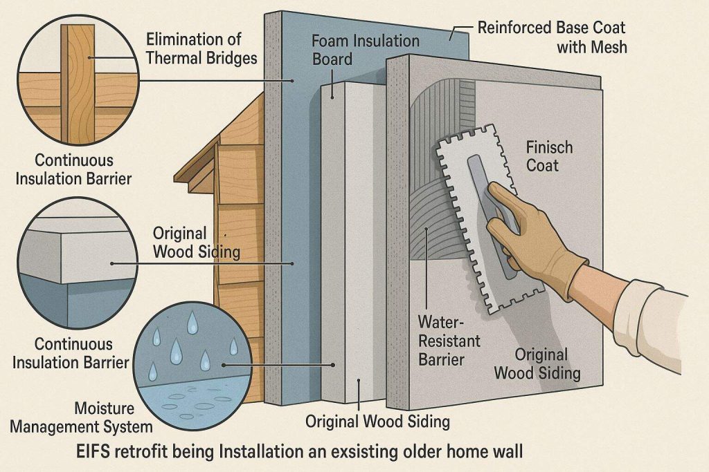 EIFS for Energy-Efficient Retrofits Upgrading Older Homes