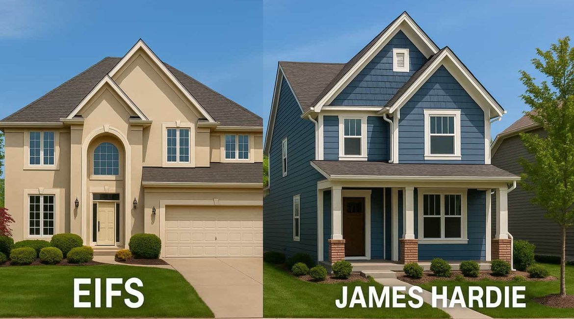 EIFS vs James Hardie Siding - Which Is Right for Your Indiana Home