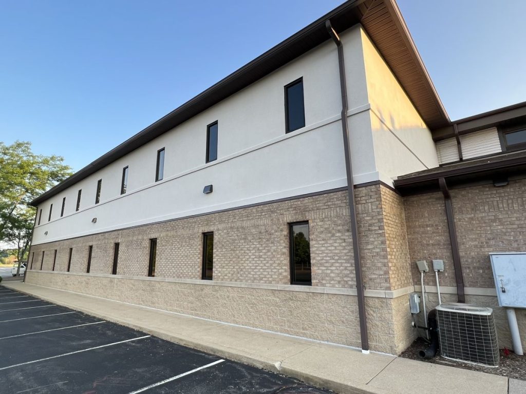 Commercial EIFS Stucco Project after photo. 