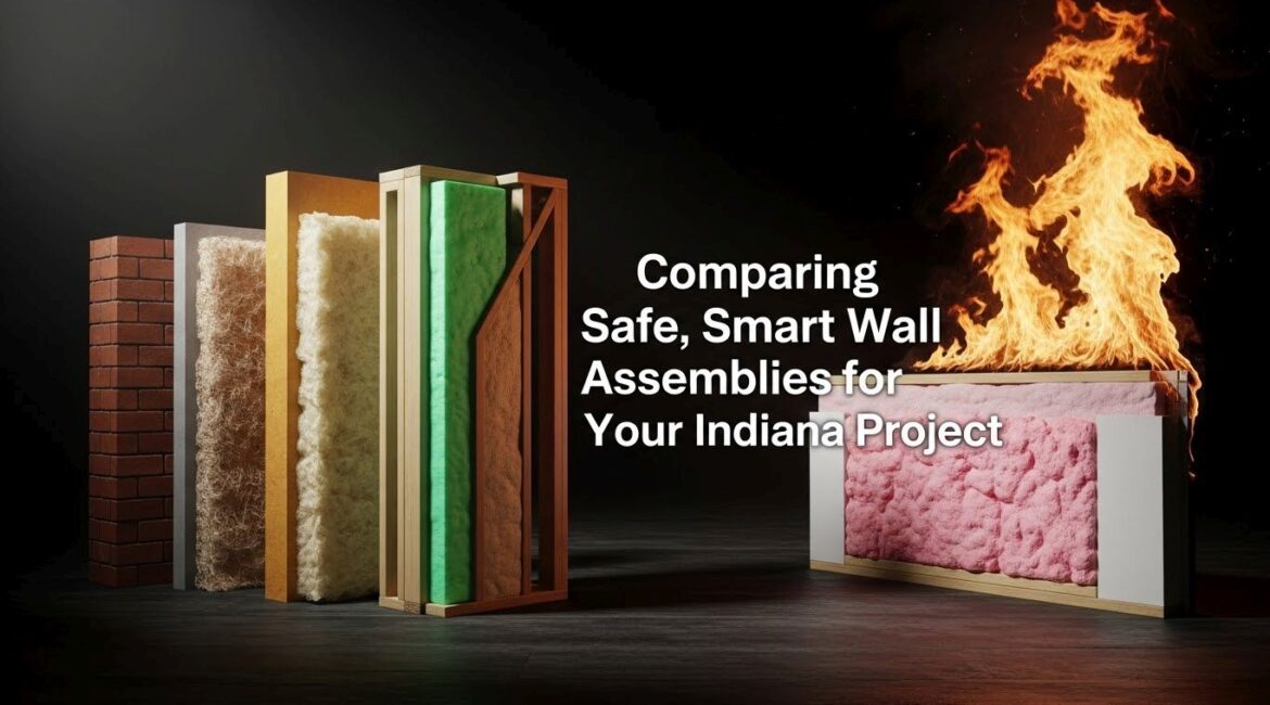 Fire-Rated Wall Systems Compared - Meeting Indiana Safety Standards