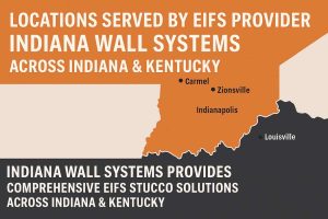 Locations Served Map by EIF Stucco Contractor Indiana Wall Systems - Featured
