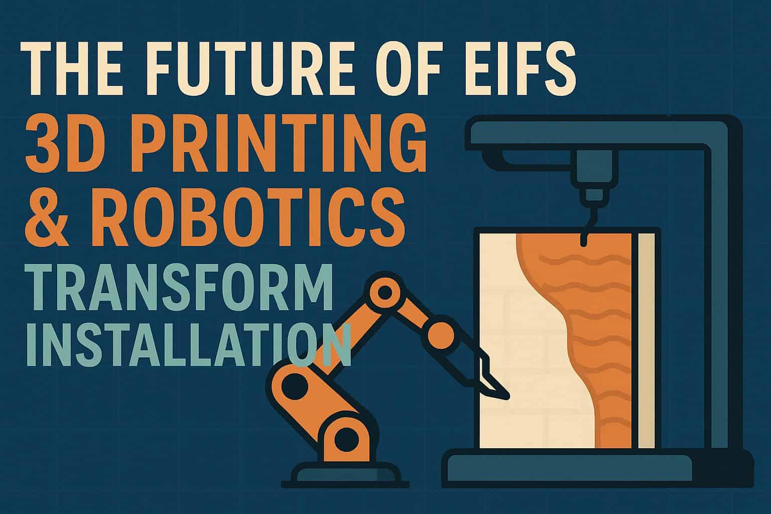 3D Printing & Robotics: The Future of EIFS Installation