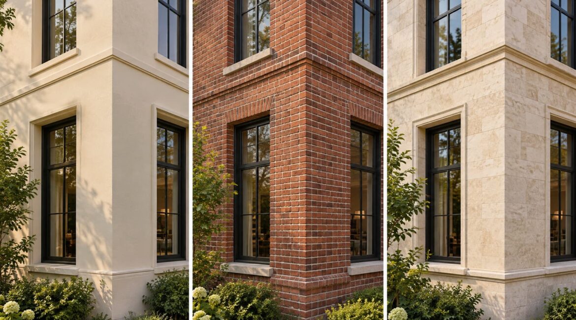EIFS vs Brick vs Stone - Comparison