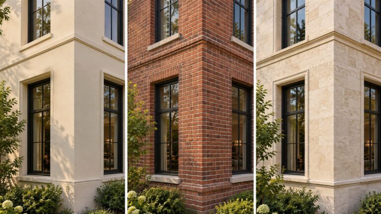 EIFS vs Brick vs Stone - Comparison
