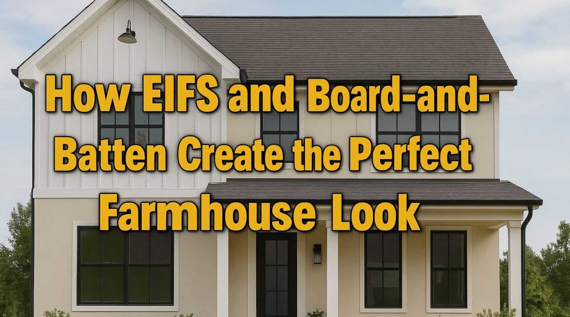 How EIFS and Board-and-Batten Create the Perfect Farmhouse Look