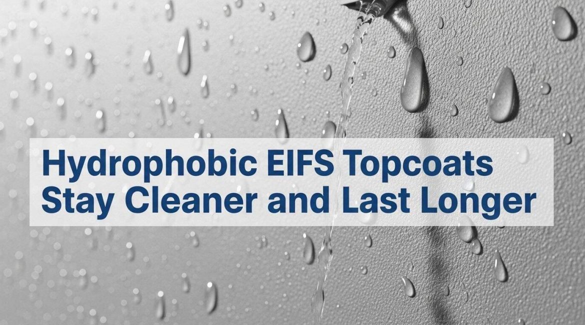 Hydrophobic EIFS Topcoats Stay Cleaner and Last Longer