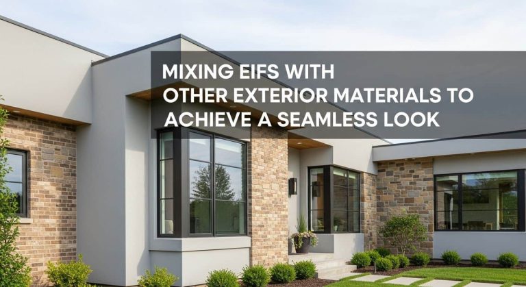 Mixing EIFS with Other Exterior Materials to Achieve a Seamless Look
