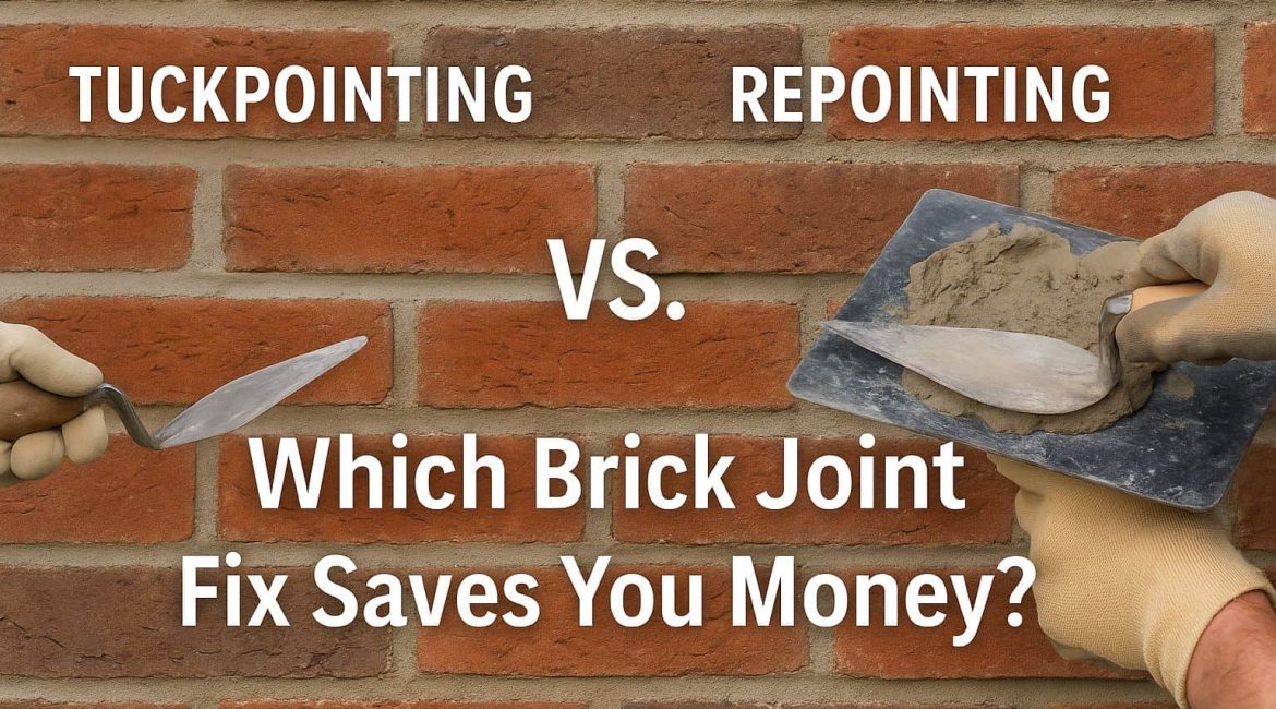Tuckpointing vs Repointing Which Brick Joint Fix Saves You Money
