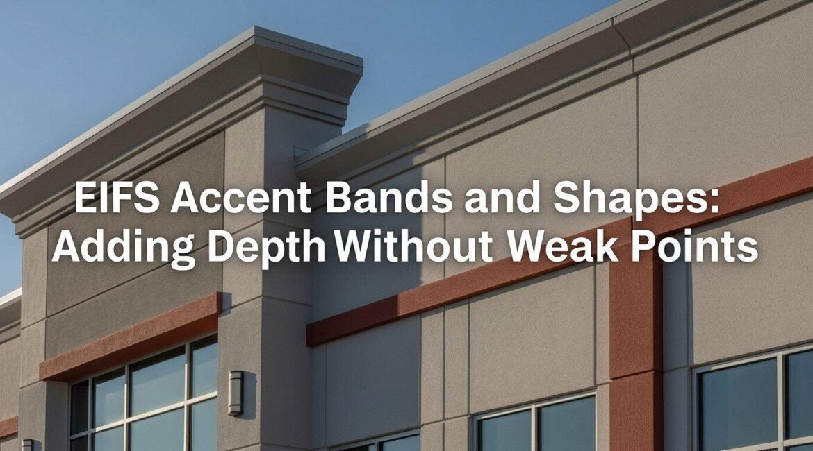 EIFS Accent Bands and Shapes - Adding Depth Without Weak Points
