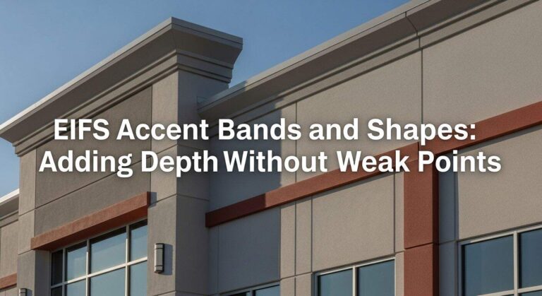 EIFS Accent Bands and Shapes - Adding Depth Without Weak Points
