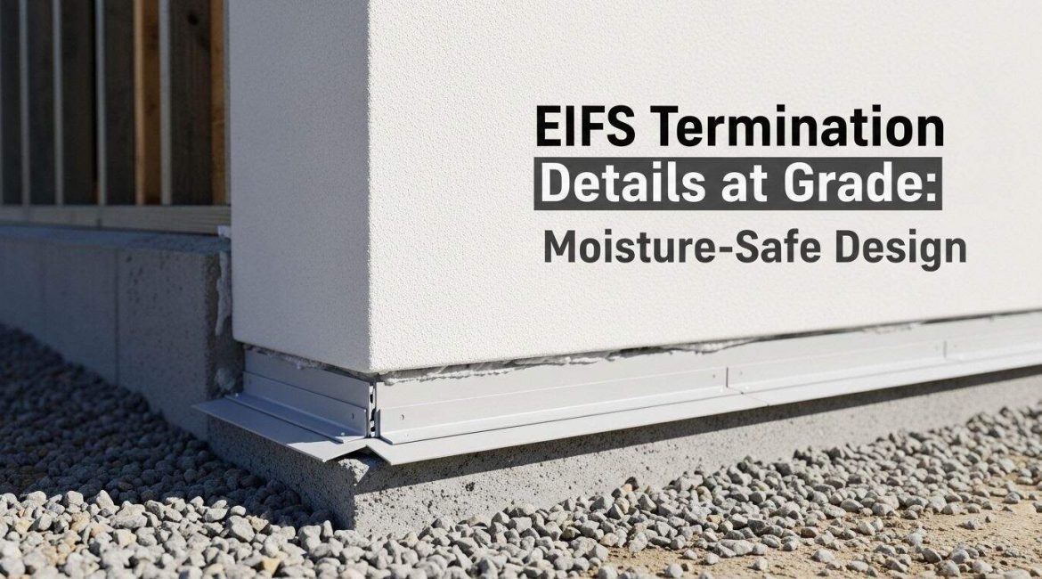 EIFS Termination Details at Grade - Moisture-Safe Design