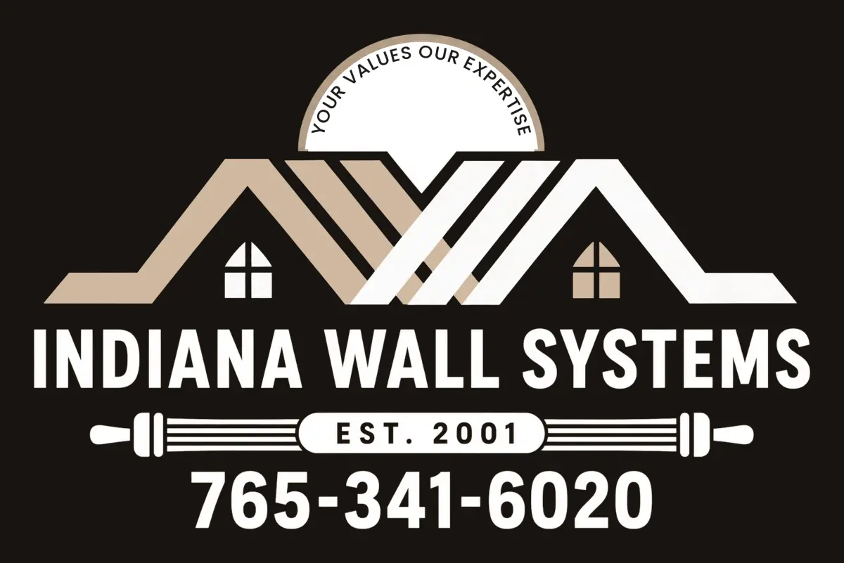 Indiana Wall Systems Logo reversed