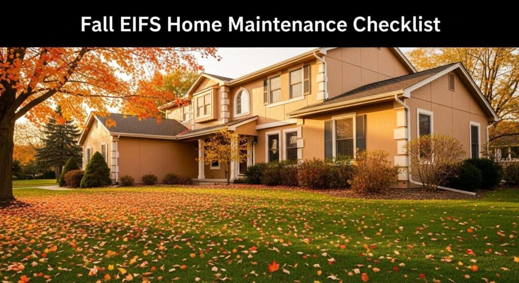 Fall EIFS Home Maintenance Checklist - Winterize Your Stucco