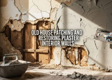 Old House Patching and Restoring Plaster Interior Walls