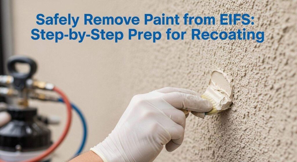 Safely Remove Paint from EIFS - Step-by-Step Prep for Recoating