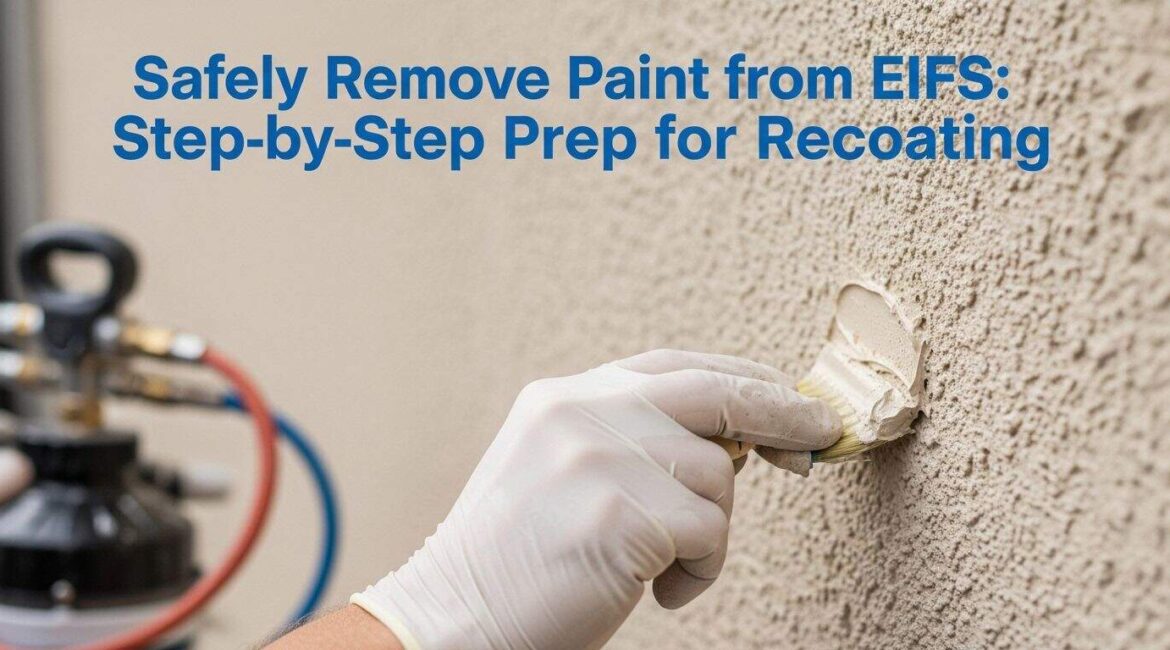 Safely Remove Paint from EIFS - Step-by-Step Prep for Recoating