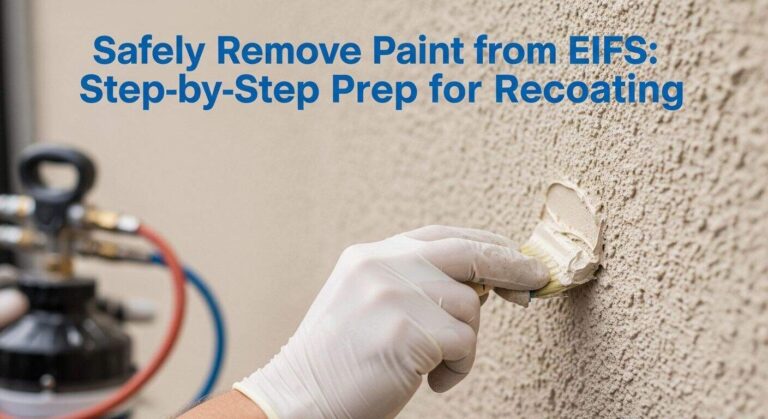 Safely Remove Paint from EIFS - Step-by-Step Prep for Recoating