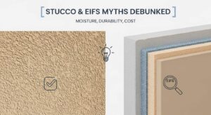 Stucco & EIFS Myths Debunked Moisture Durability Cost - Indiana Wall Systems