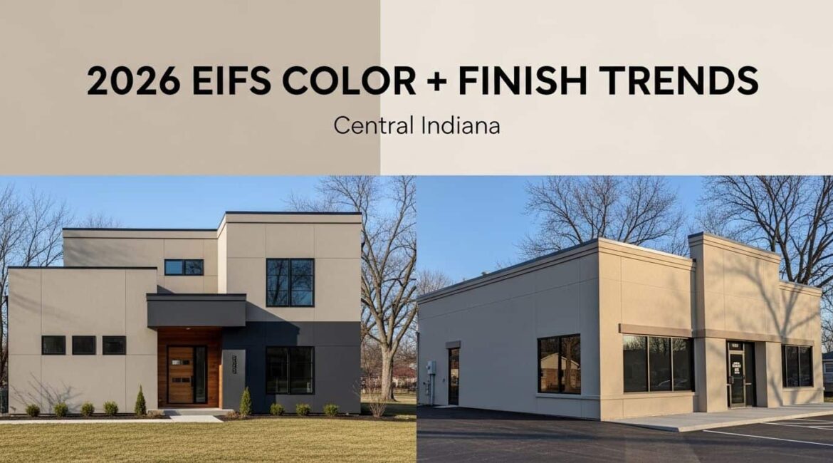2026 EIFS Color and Finish Trends for Central Indiana Homes and Businesses