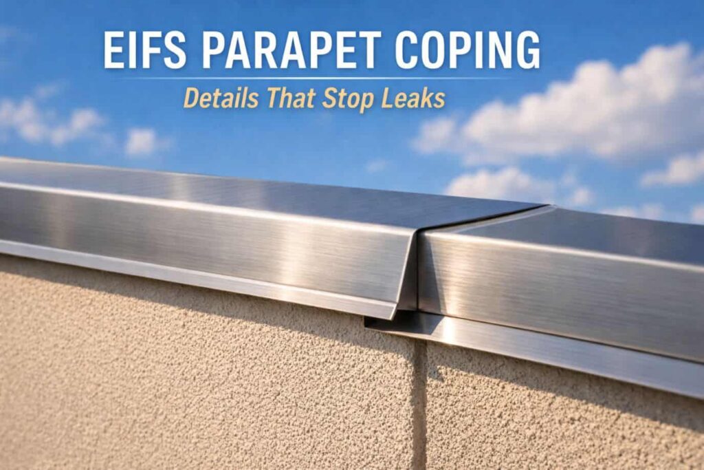 EIFS Parapet Walls Coping Details That Prevent Leaks-