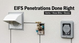 EIFS Penetrations Done Right - Vents, Hose Bibs, and Boxes