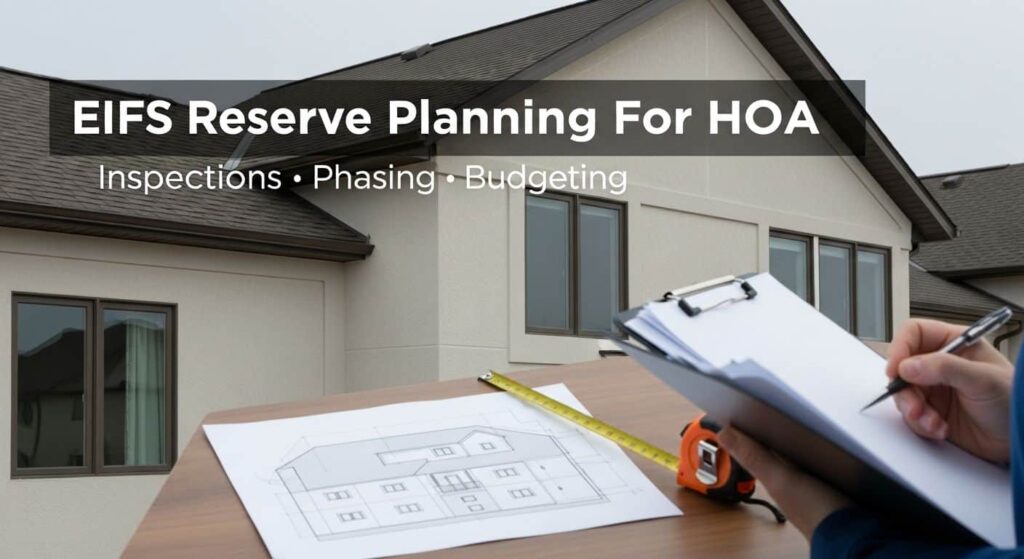 HOA and Condo EIFS Reserve Planning - Inspections Phasing and Budgeting - Featured