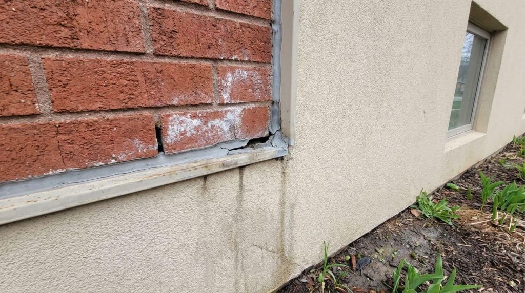Where Brick Meets EIFS Spring Tuckpointing Issues and Leak Red Flags