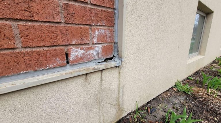 Where Brick Meets EIFS Spring Tuckpointing Issues and Leak Red Flags