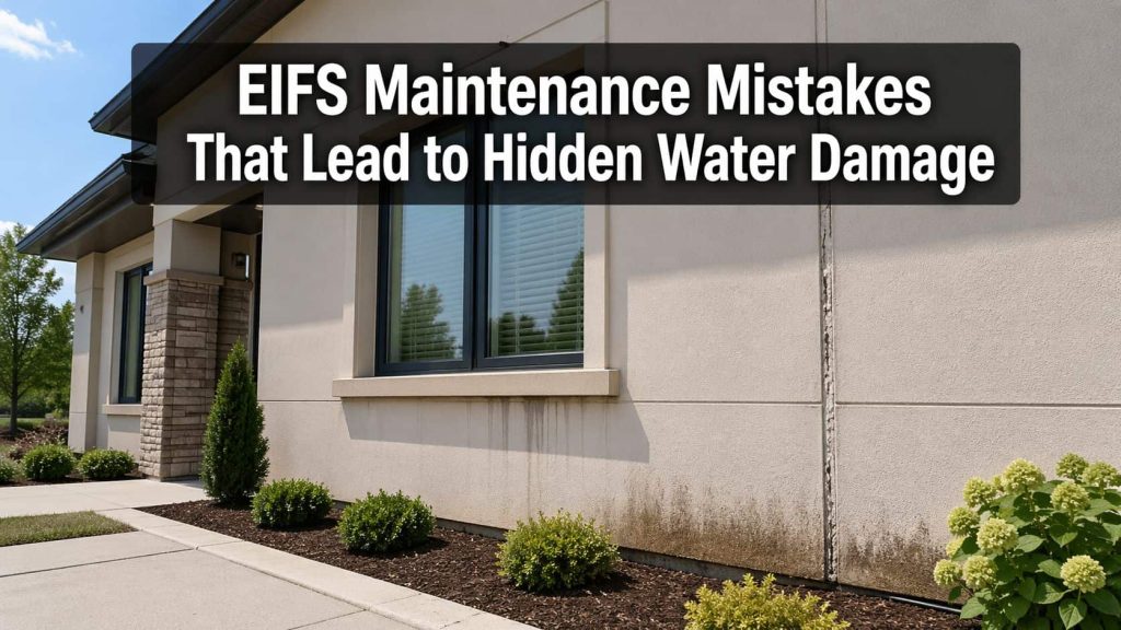 EIFS Maintenance Mistakes That Cause Hidden Damage