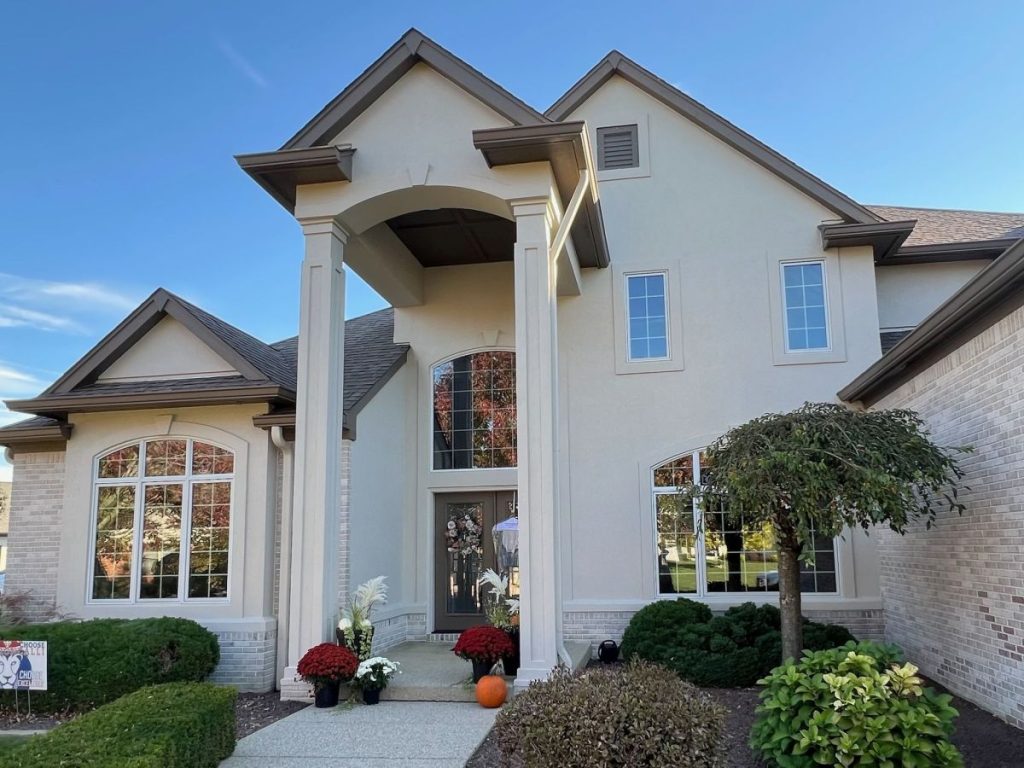 Carmel Indiana Residential EIFS Restoration Project - Front Photo